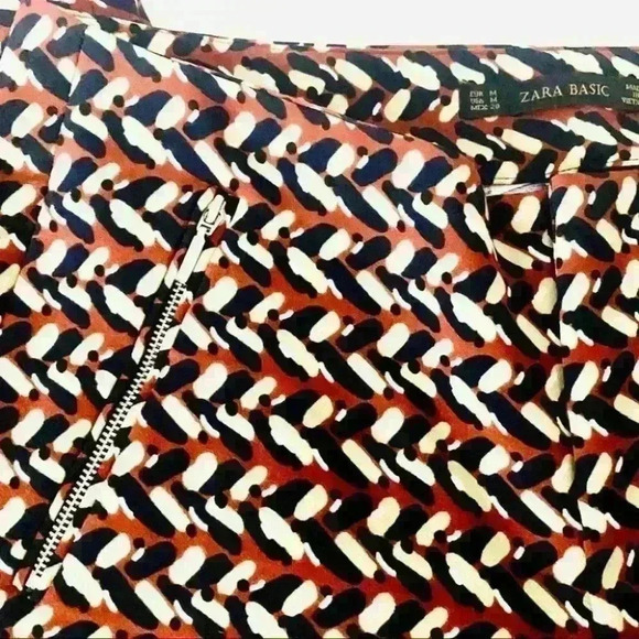 ZARA SAFARI PANTS  Y2K TROUSER MULTICOLORED SIZE M - Picture 3 of 6